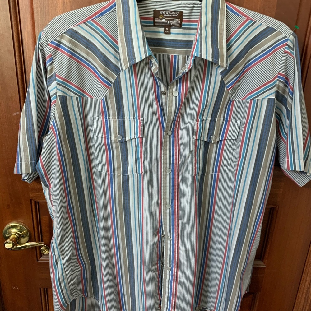 Vintage Pearl snap western shirt